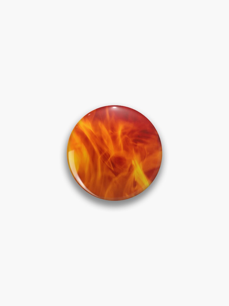 Thumbnail 1 of 3, Pin, Abstract Fire Pattern designed and sold by calibrit.
