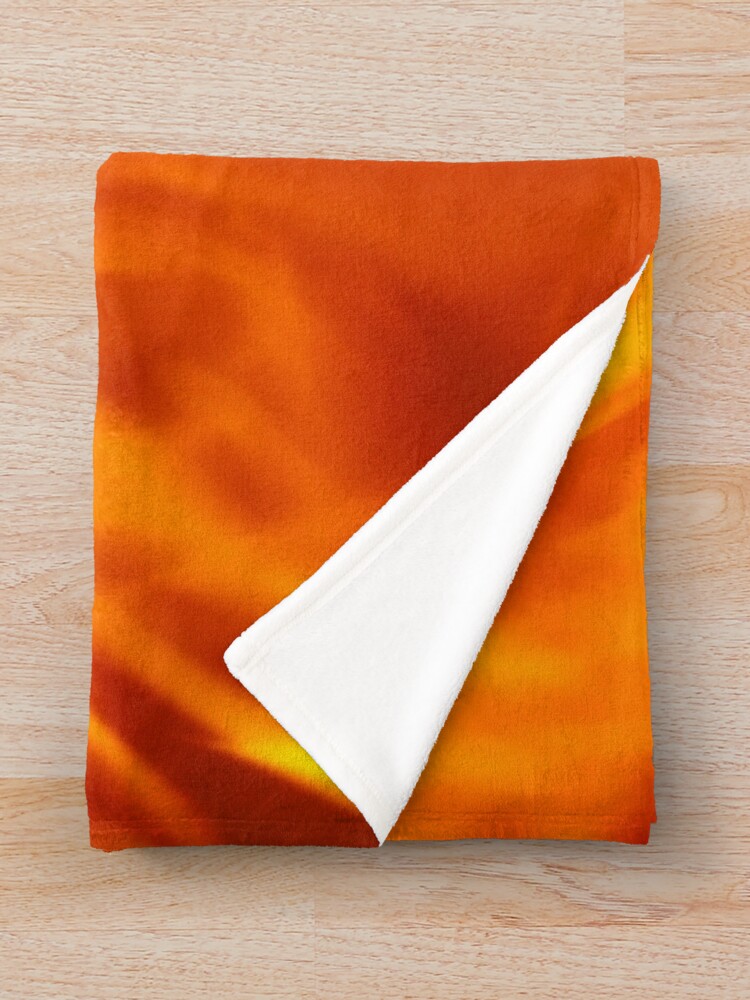 Thumbnail 3 of 6, Throw Blanket, Abstract Fire Pattern designed and sold by calibrit.