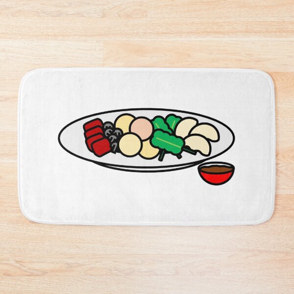 Item preview, Cute Chinese Banquet Containing Dumplings and Fishballs designed and sold by OrderofOps.