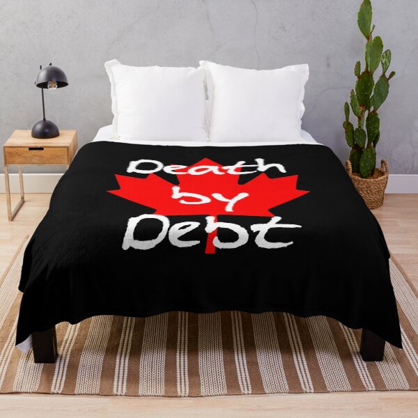 Item preview, Canada Maple Leaf Death by Debt Large Color designed and sold by TinyStarCanada.