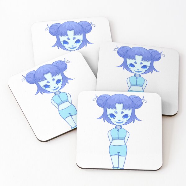 Item preview, blue cartoony girl fulllbody transparent designed and sold by Dr-S-.