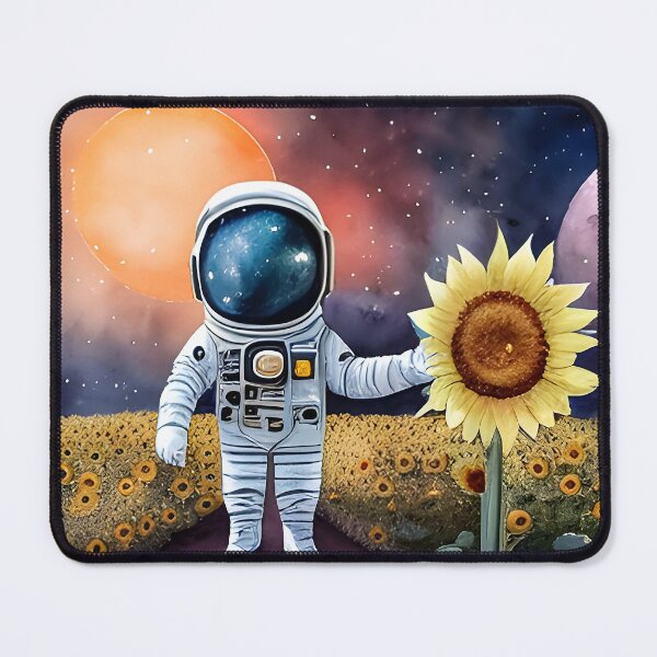 Item preview, Cute Astronaut sunflower planet designed and sold by cloud lee.