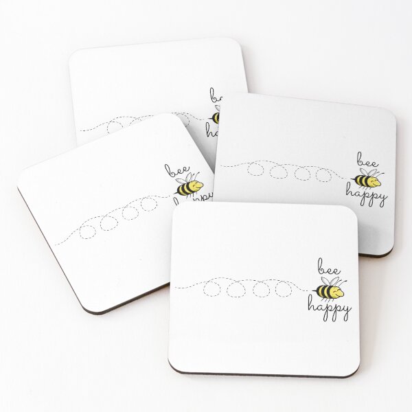 Item preview, Bee Happy Or Happy Bee designed and sold by ChickKingdom.