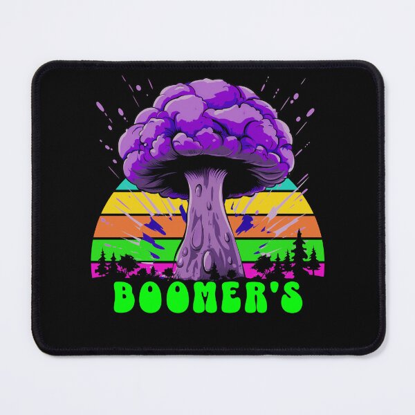 Item preview, colorful boomer mushroom design designed and sold by GudVibeIn.