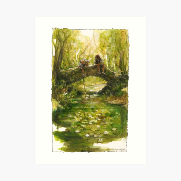Little Rivers (original) Art Print