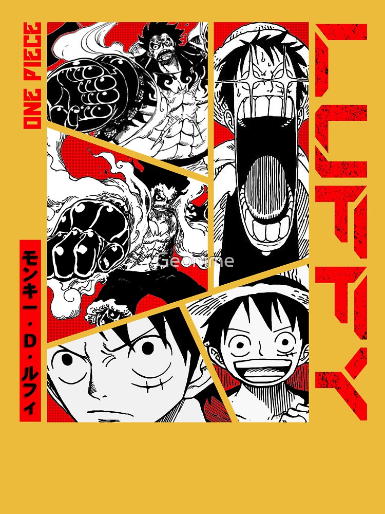 Plaid Manga One Piece - Monkey D. Luffy sur Kas Design