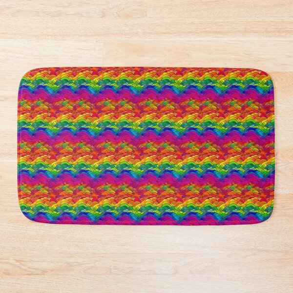 Item preview, A psychedelic colourful rainbow art pattern designed and sold by paulstamp.