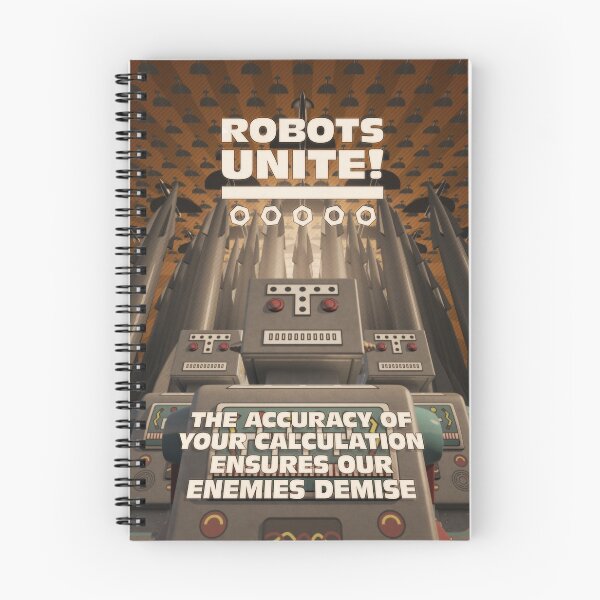 Item preview, Robots Unite designed and sold by 6040.studio.