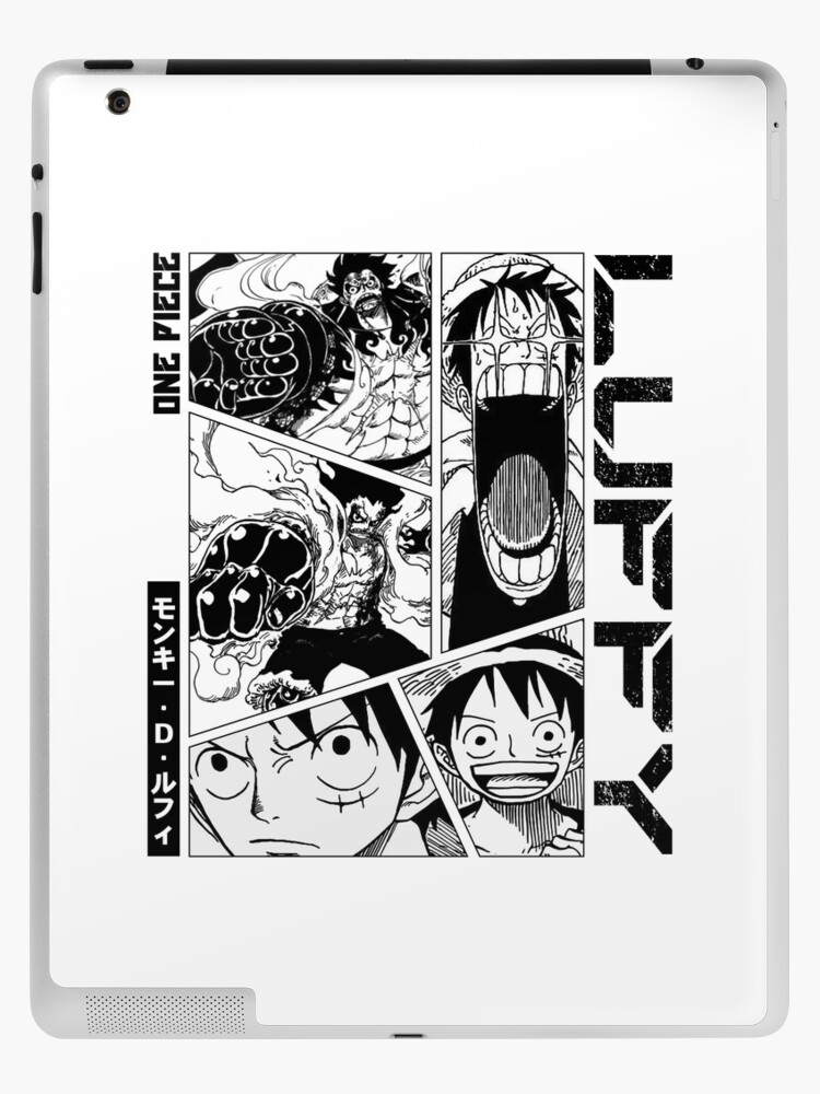 Monkey D Luffy - One Piece Manga Panel versión negra | Funda y vinilo para  iPad