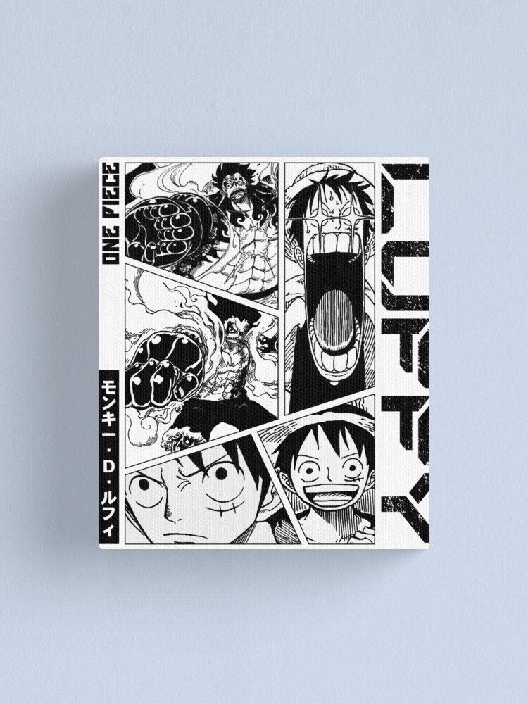▷ Tableau Manga One Piece (inspiration Luffy)