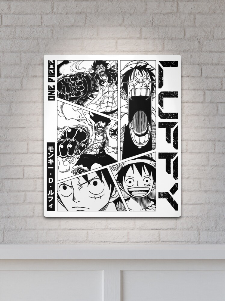 Placa MDF Decorativa Anime One Piece Luffy Mangá Poster