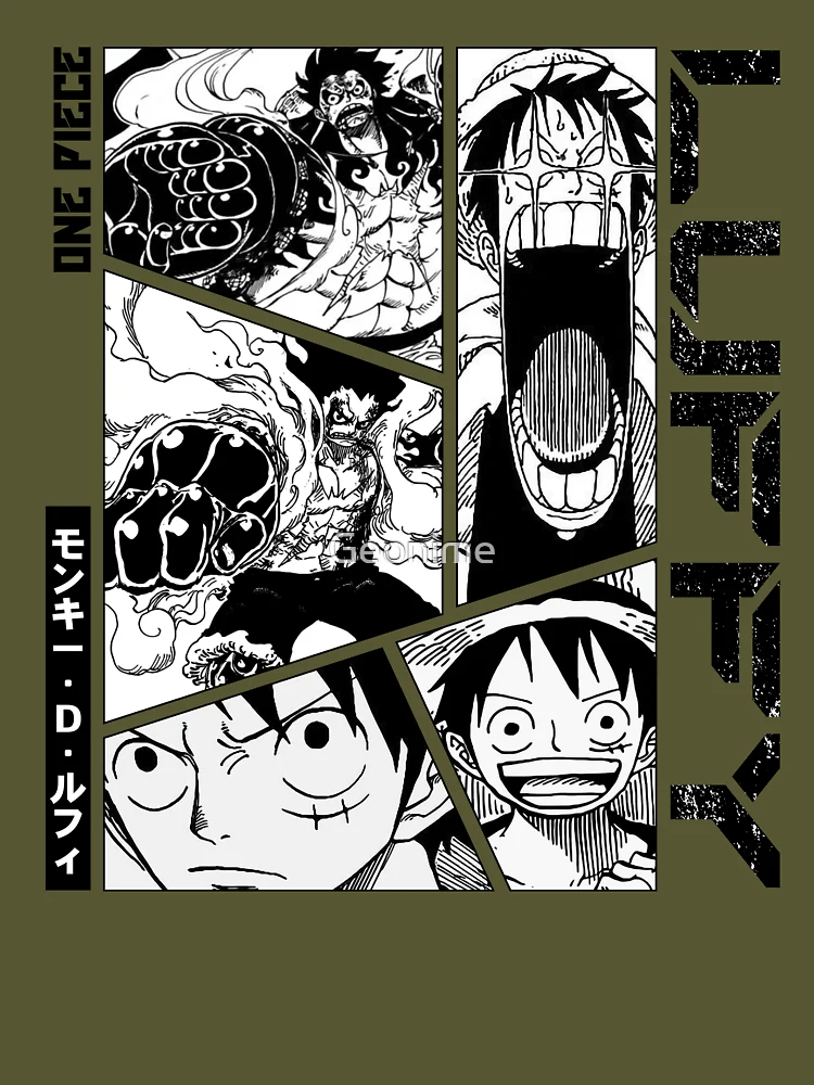 Plaid Manga One Piece - Monkey D. Luffy sur Kas Design