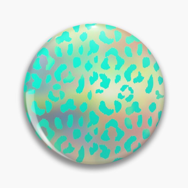 Item preview, leopard, gradient, green, bright, neon, blue, print, animal designed and sold by Maria Mihailova.