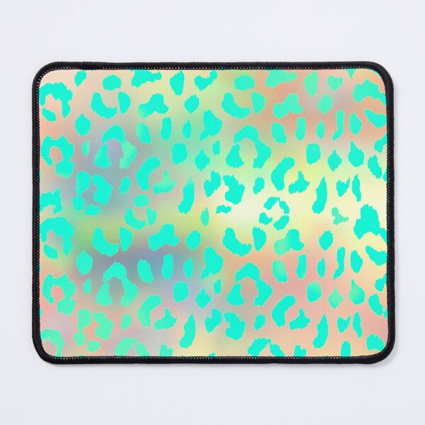 Item preview, leopard, gradient, green, bright, neon, blue, print, animal designed and sold by Maria Mihailova.