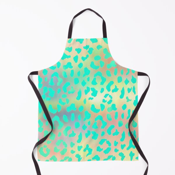 Item preview, leopard, gradient, green, bright, neon, blue, print, animal designed and sold by Maria Mihailova.