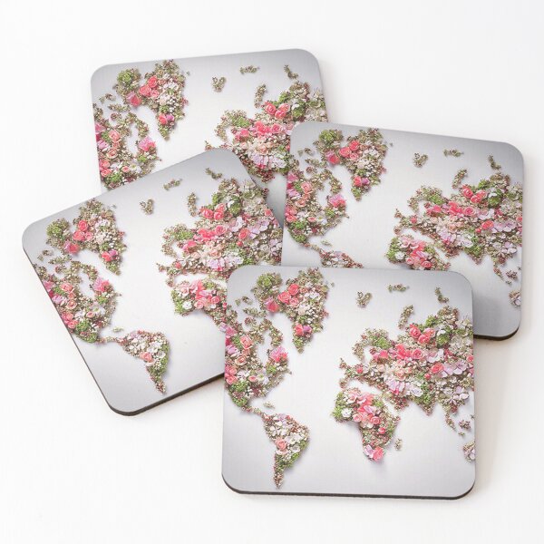 Item preview, Flower Maps designed and sold by CordieStamm.