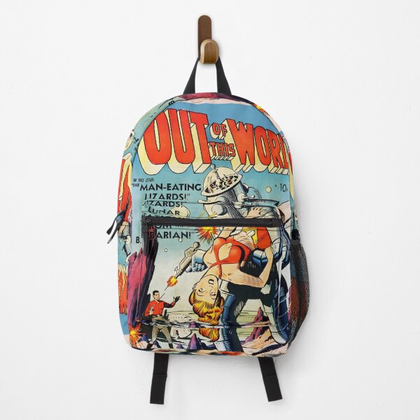 Item preview, Vintage Sci-Fi Adventure Comic Cover - Out Of This World No. 1 designed and sold by MadfishDesigns.