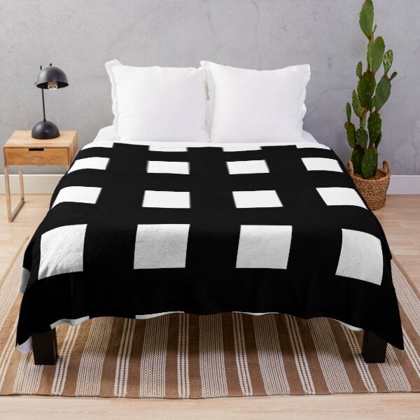 Item preview, Black and White Squares Pattern designed and sold by Nisha Prabhu.