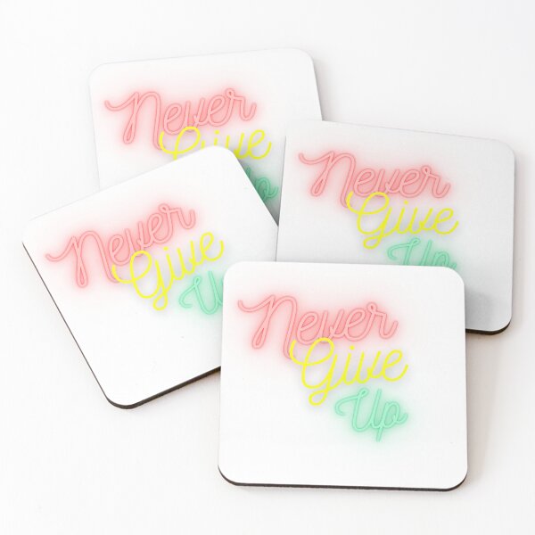 Item preview, Never give up designed and sold by LazyLifestyle.