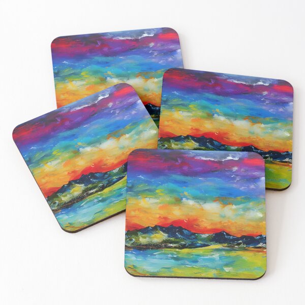 Item preview, Abstract mountain's art designed and sold by GudVibeIn.