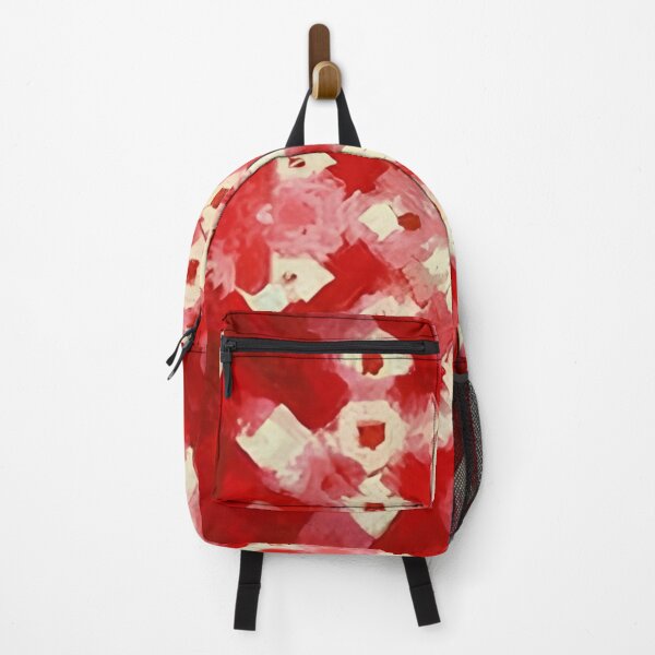 Item preview, red white cool square shape pattern designed and sold by ViralThreadsCo.
