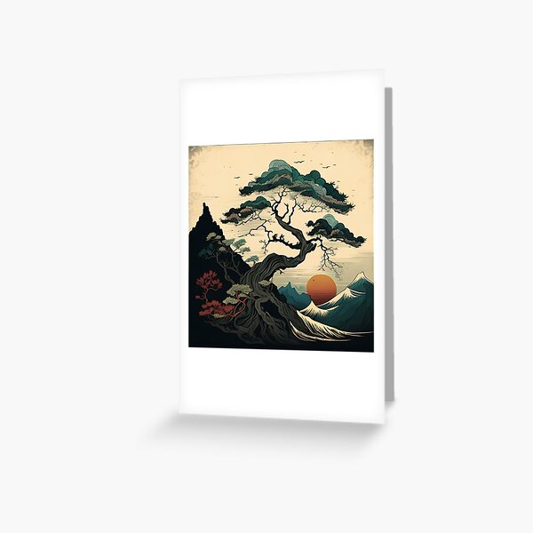Item preview, Japanese Zen style landscape I designed and sold by alphadaze.