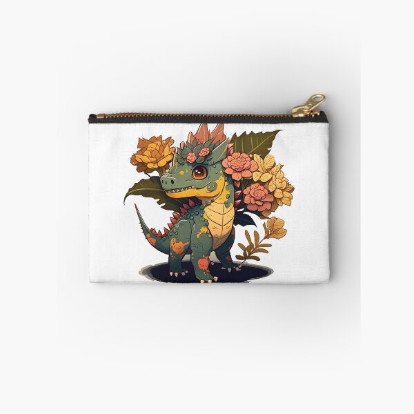 Artikelvorschau, Draco Rex Schöner Dinosaurier mit Blumen entworfen und verkauft von PatternBestFan.