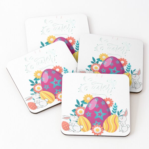 Item preview, Bunny With Easter Eggs Vector Art Design designed and sold by Cre8iveSkill.