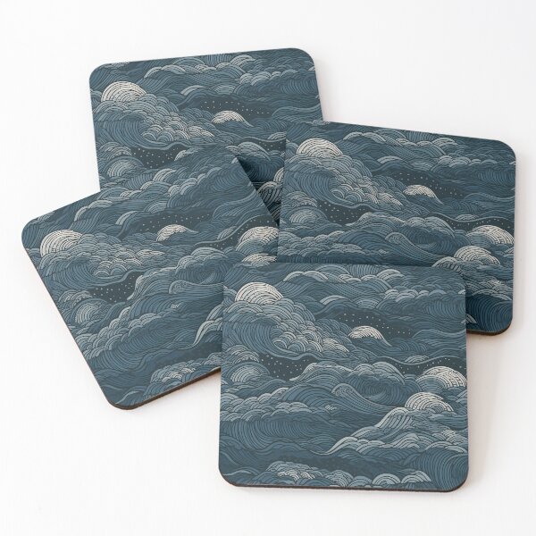 Item preview, Dark Ocean Midnight Waves designed and sold by BoatSmasher.