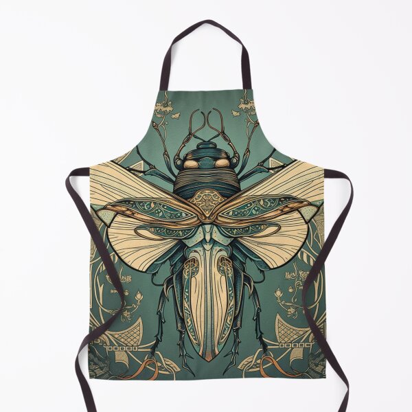 Item preview, Art Nouveau Insect Cicada Design Variation #1 designed and sold by Step, Repeat.