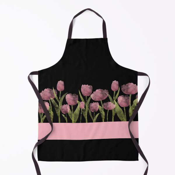Item preview, Spring Tulips | Pink | Black designed and sold by Wintre2.