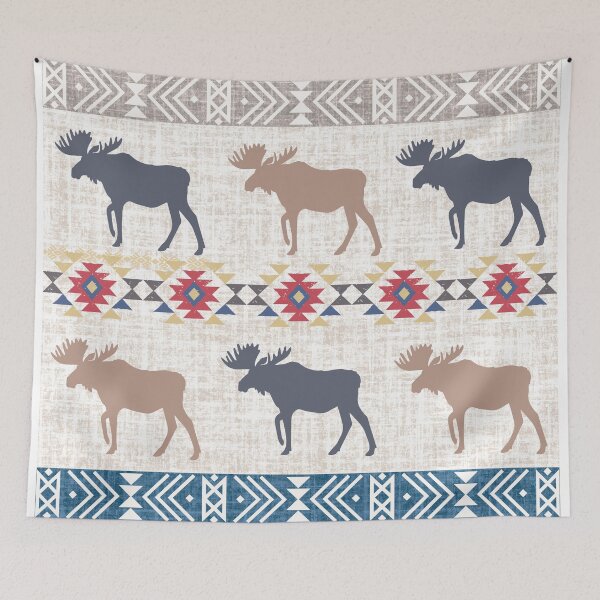Aperçu de l'œuvre Motif géométrique Moose créée et vendue par LifeNonchalant.