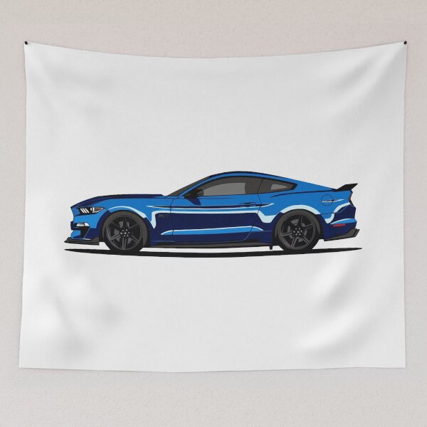 Item preview, Mustang GT (Blue) designed and sold by Graffeine Art.