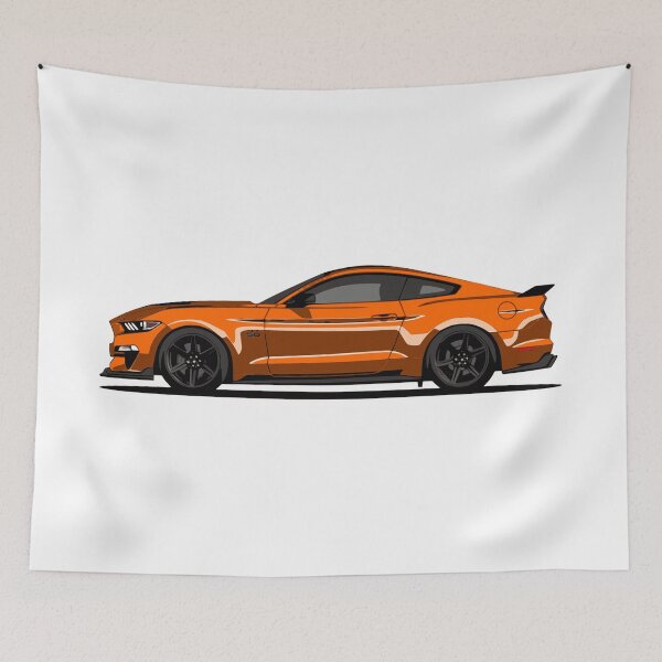 Item preview, Mustang GT (Orange) designed and sold by Graffeine Art.