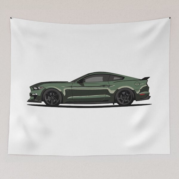 Item preview, Mustang GT (Green) designed and sold by Graffeine Art.