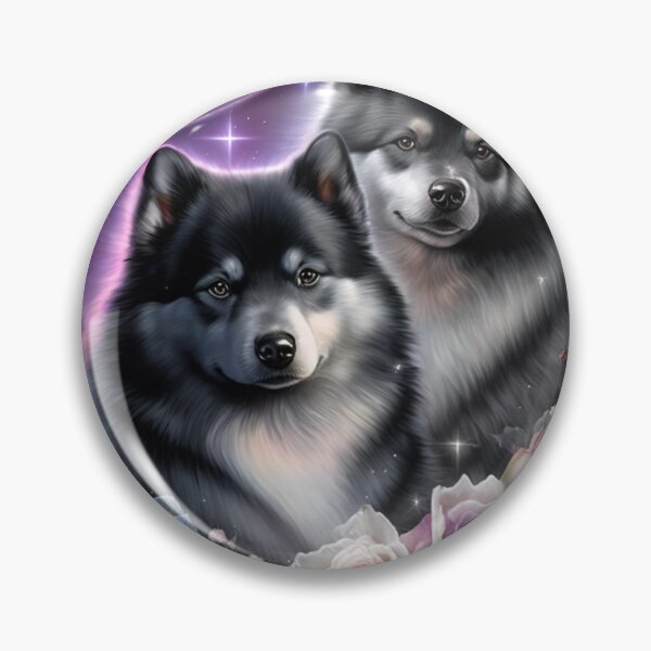 Item preview, Finnish Lapphund Duo designed and sold by Nocturne  Paws.