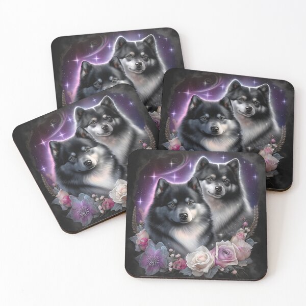 Item preview, Finnish Lapphund Duo designed and sold by Nocturne  Paws.