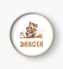 Dakota Owl Clock
