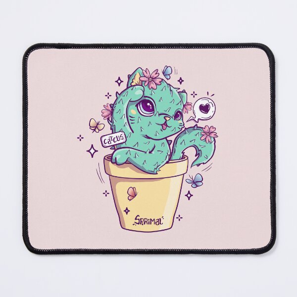 Item preview, Catcus cat and cactus pun. designed and sold by SPIRIMAL.