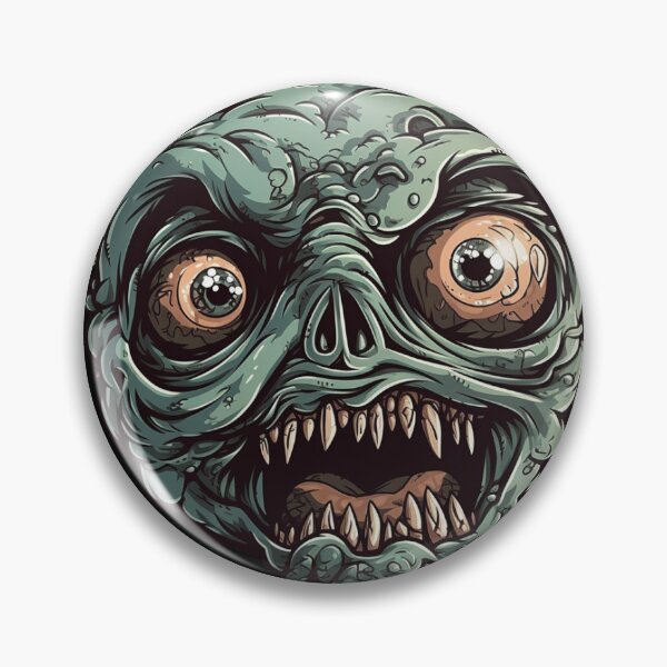 Item preview, Scary monster zombie in heavy metal - cartoon style monster skull designed and sold by Kerraner.