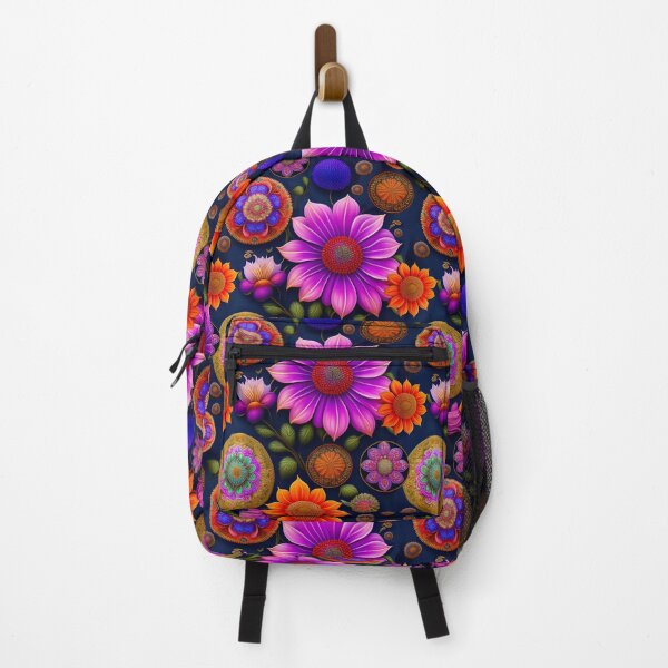 Item preview, Hot Pink Vibrant Flowers Pattern designed and sold by Digi Artworks Store.