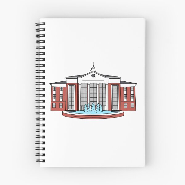 Item preview, University of the Cumberlands Library and Fountain designed and sold by RobertsArtCo.