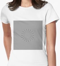 Optical Illusion, visual illusion, cognitive perception, #OpticalIllusion, #VisualIllusion, #CognitivePerception, #Optical, #Visual, #Illusion, #Cognitive, #Perception Women's Fitted T-Shirt