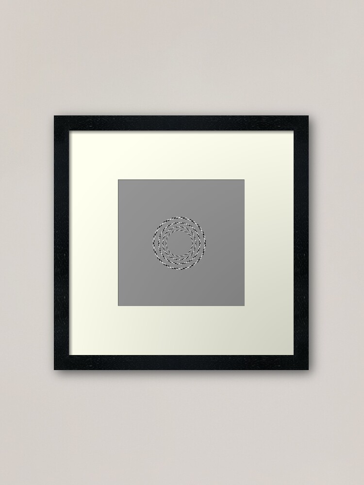 Alternate view of Optical Illusion, visual illusion, cognitive perception, #OpticalIllusion, #VisualIllusion, #CognitivePerception, #Optical, #Visual, #Illusion, #Cognitive, #Perception Framed Art Print