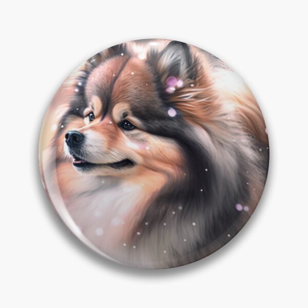 Item preview, Finnish Lapphund In The Snow designed and sold by Nocturne  Paws.