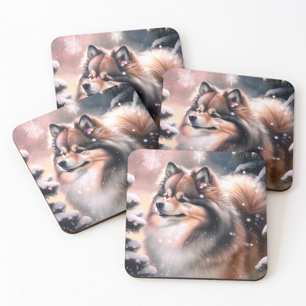 Item preview, Finnish Lapphund In The Snow designed and sold by Nocturne  Paws.