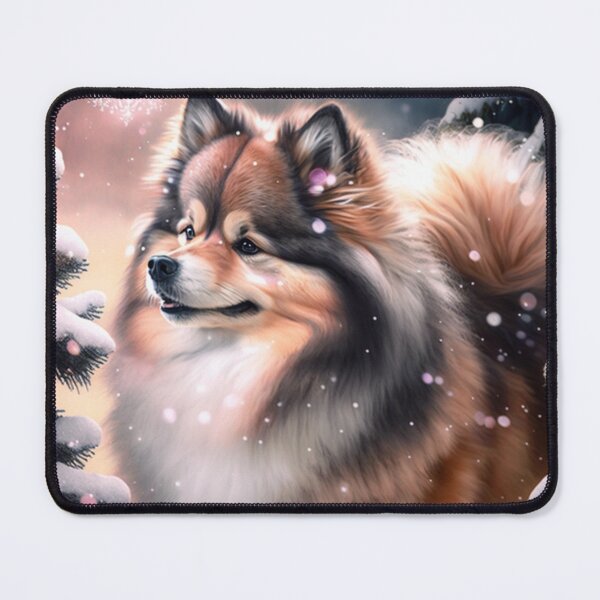 Item preview, Finnish Lapphund In The Snow designed and sold by Nocturne Paws.