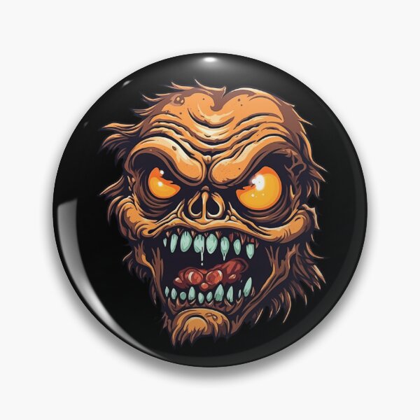 Item preview, Scary monster mutant in heavy metal - cartoon style monster skull designed and sold by Kerraner.