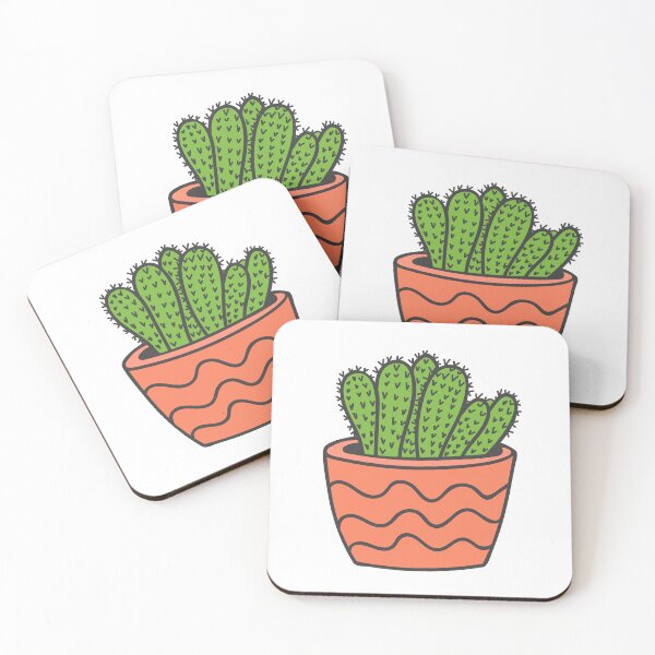 Item preview, Cactus colorful doodle illustration. Pot plant doodle illustration designed and sold by GulArt.