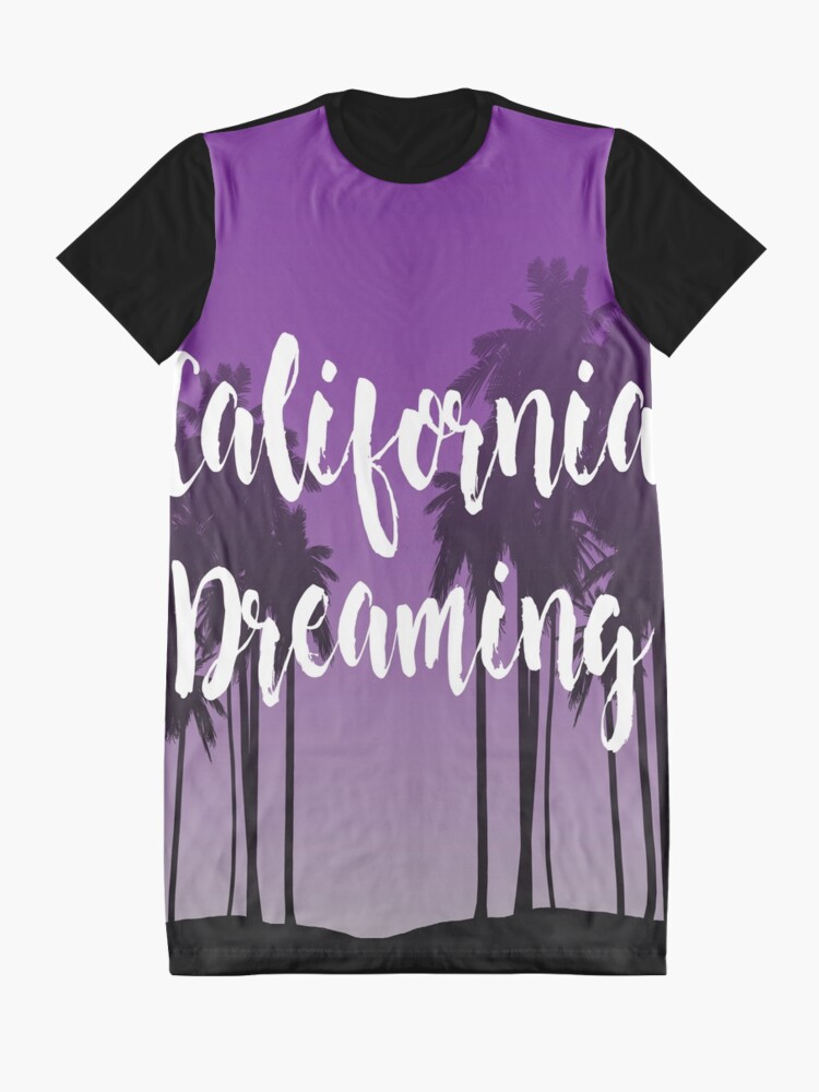 Vista alternativa de Vestido camiseta California Dreaming